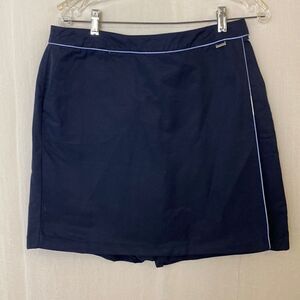 Escada Sport Skort Golf Navy with Light Blue Piping Size 40 / 10